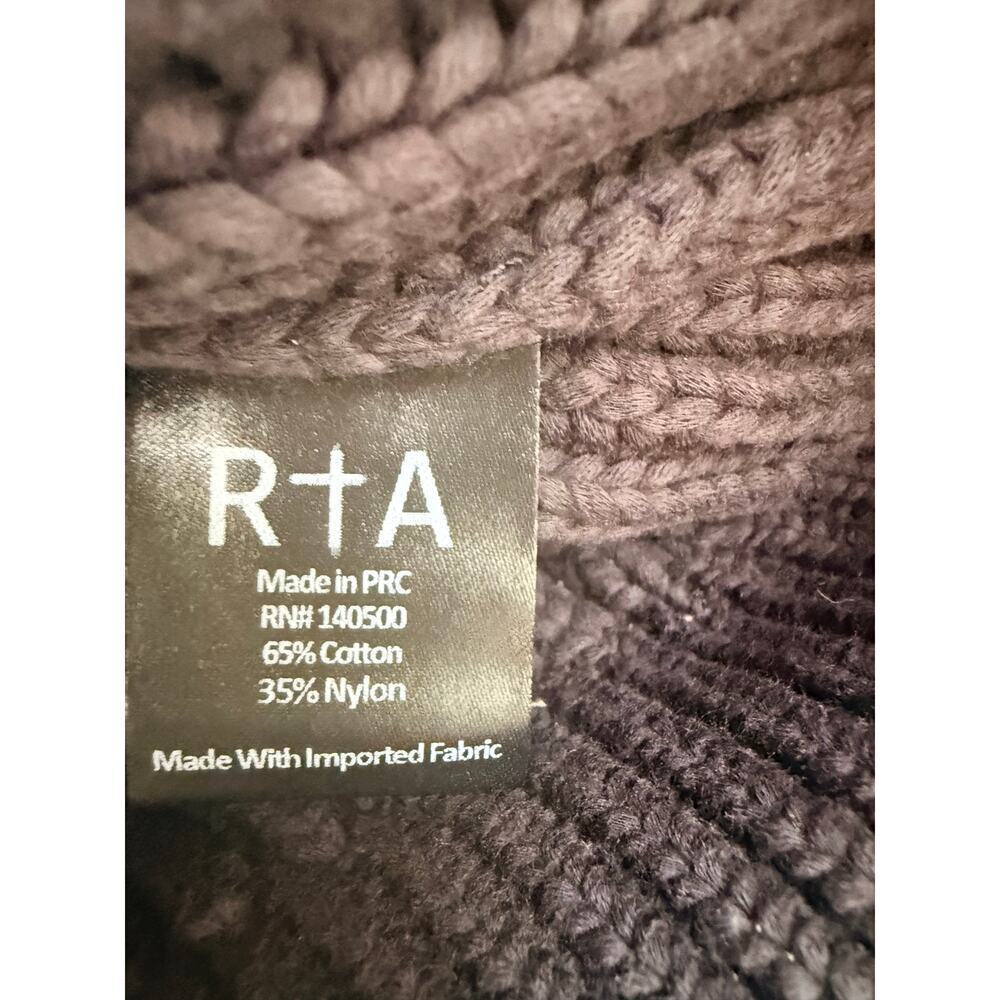 RtA Distressed Chunky Knit Sweater Relaxed Fit NWT - Picture 8 of 10